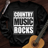 Country Music Rocks Crewneck