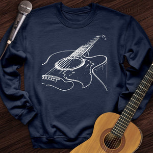 Guitar Sketch Crewneck