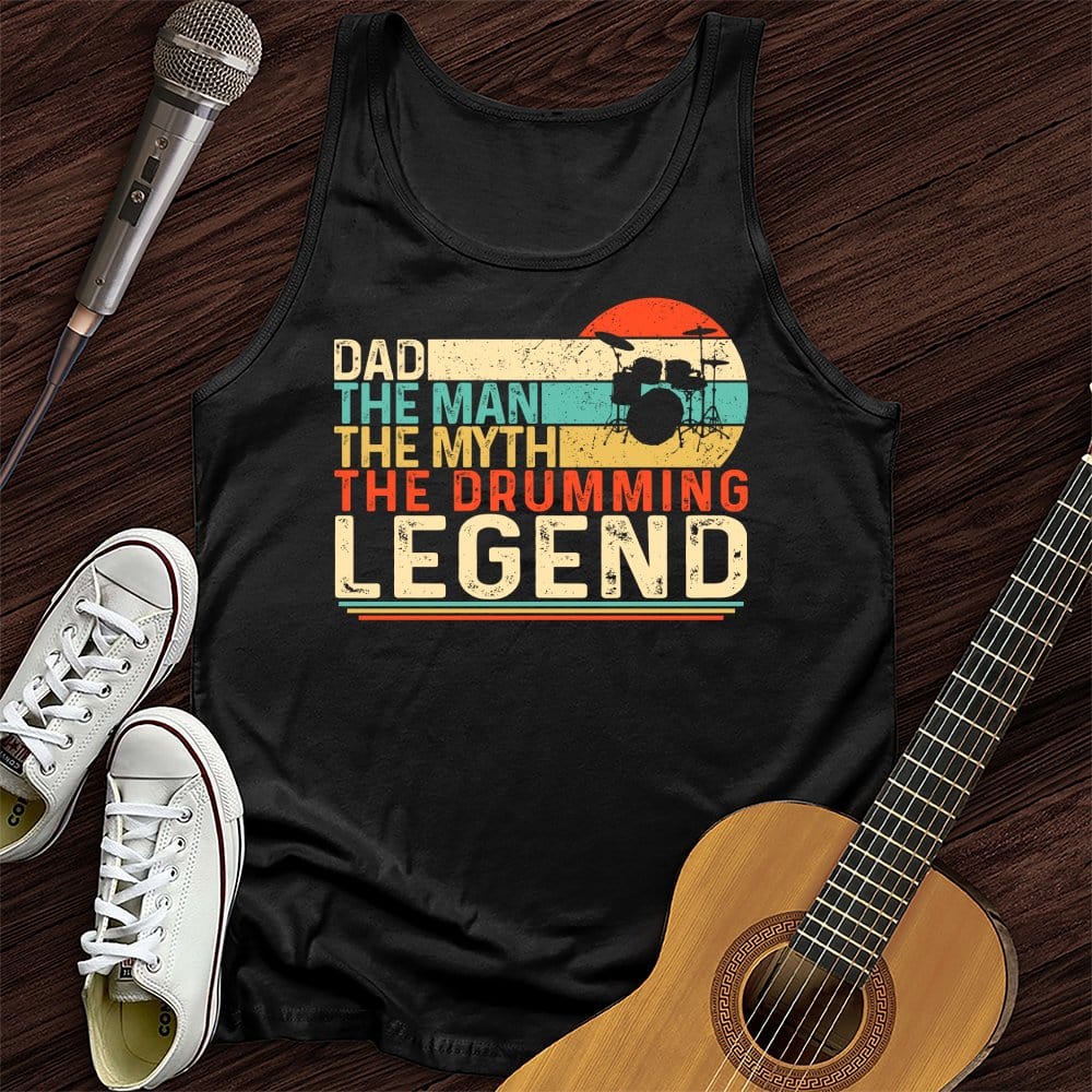 Drummer Legend Dad Tank Top