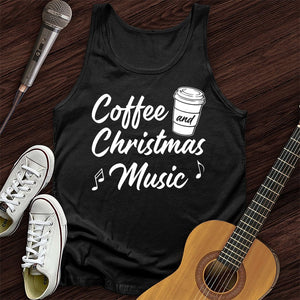 Coffee and Christmas Tank Top