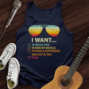 I Want It All Tank Top