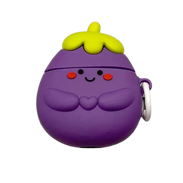 Smiling Eggplant AirPods Case