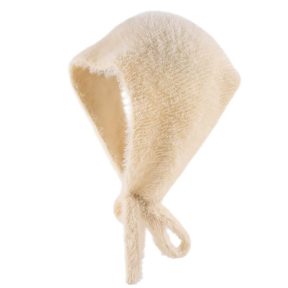 Soft Fuzzy Winter Bandana Hat
