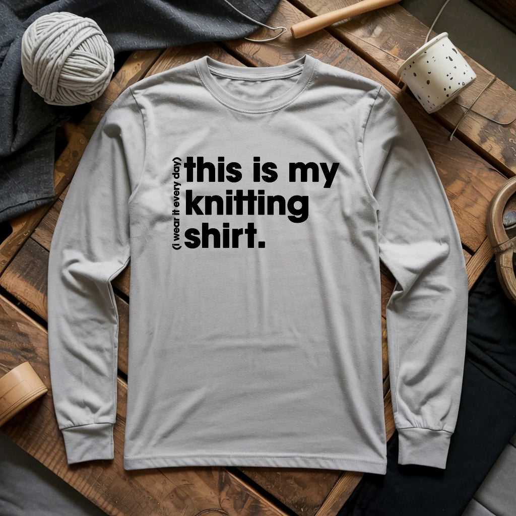 Everyday Knitting Long Sleeve T-shirt