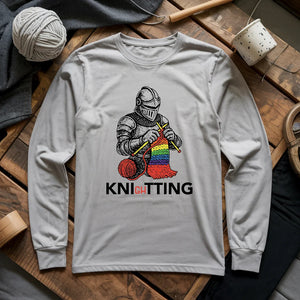 Knight Knitting Long Sleeve T-shirt