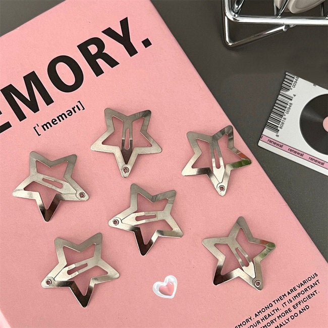 Star Hair Clip Set 20 pcs