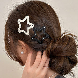 Y2K Star Polka Dot Hair Clip