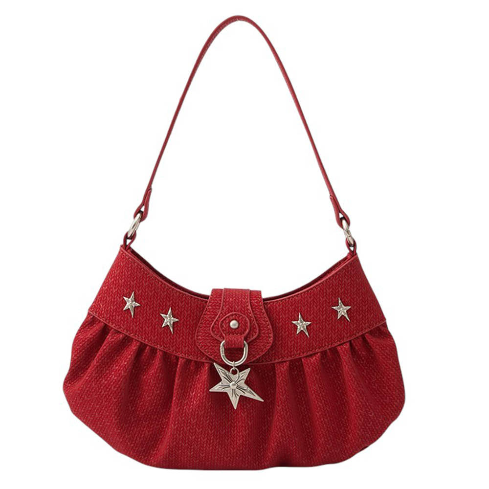 Star Charm Dumpling Shoulder Bag