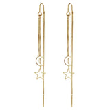 Sun & Moon Dangle Earrings