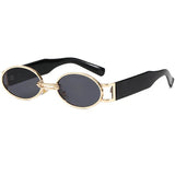 Vintage Style Oval Sunglasses