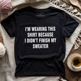 Wearing This T-shirt