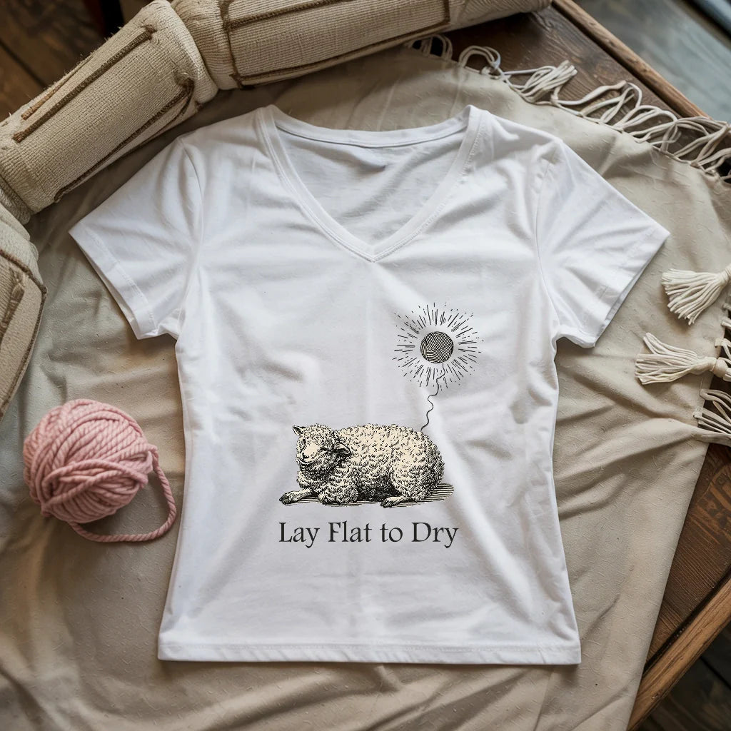 Lay Flat Lady V-neck