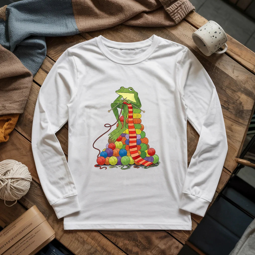 Yarn Frogging Long Sleeve T-shirt
