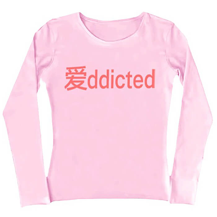 Y2K Addicted Long Sleeve Top