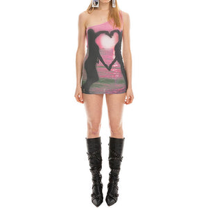 Y2K Lovers at Sunset Mini Dress