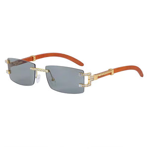 Y2K Square Frameless Sunglasses